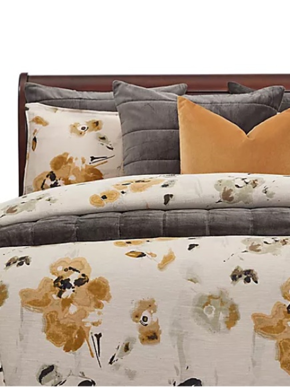 Linen-Cotton King Duvet Ensemble, Gorgeous Miranda Duvet Ensemble, King. New.